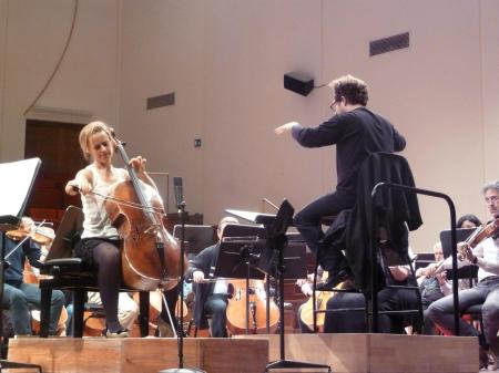 Sol Gabetta prova con l'OSN il Concerto di Elgar